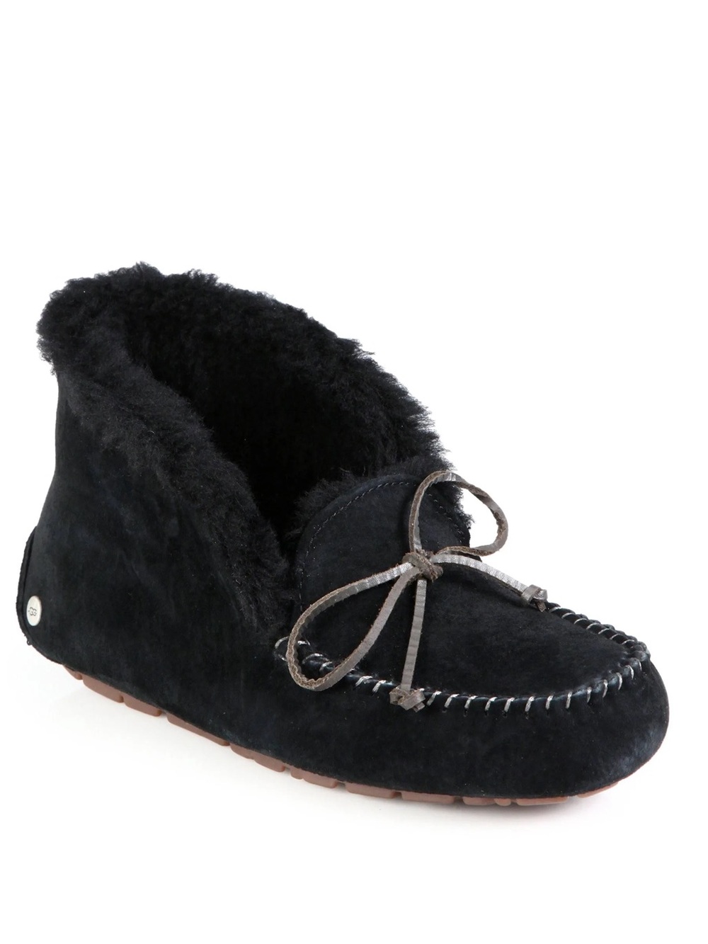 UGG Women's Alena is a versatile, water-resistant suede moccasin slipper